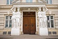 Front door of Palais Pallavicini in Vienna Royalty Free Stock Photo