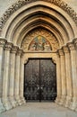 Front door of St. Mattias' church