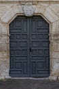 Front Door to Old Spanish Mission Royalty Free Stock Photo