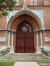 Front door to the Russian Catholic Church in Samara