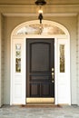 Front Door of Upscale Home Royalty Free Stock Photo