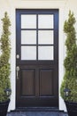 Front door of an upscale home Royalty Free Stock Photo