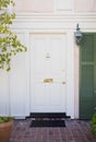 Front door of an upscale home Royalty Free Stock Photo