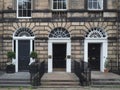 Front doors of old  European apartment building Royalty Free Stock Photo