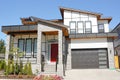 Home House Exterior Custom Design Canada Royalty Free Stock Photo