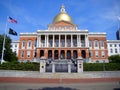 Front Elevation of Massachusetts State House, Boston Royalty Free Stock Photo