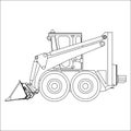 Front-end loader with bucket