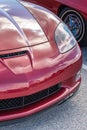 Front End View of American Sports Car Royalty Free Stock Photo