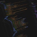 Front-end coding background Royalty Free Stock Photo