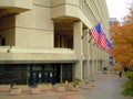 Front entrance of government agency building Royalty Free Stock Photo