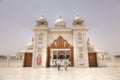 Front entrance of the Jaygurudev Temple in India