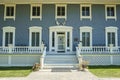 Front entrance of the Manoir Papineau National Historic Site of Canada Royalty Free Stock Photo