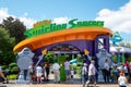 Front entrance to Alien Swirling Saucers ride