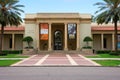 Front entrance to the historic Saint Petersburg, Florida, Museum of Fine Arts
