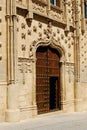 Front entrance to the Jabalquinto Palace, Baeza, Spain. Royalty Free Stock Photo