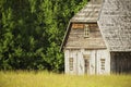 Front entry of old barn