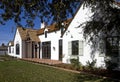 Front exterior of new modern desert home