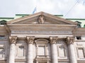 Front of building of National Bank of Argentina on Plaza de Mayo