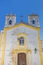 Front facade of the Dores church in Elvas