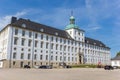 Front facade of the Gottorf castle in Schleswig Royalty Free Stock Photo
