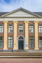 Front facade of the historic courthouse in Assen