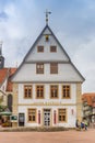 Front facade of the historic town hall in Celle