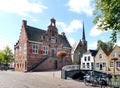 Front facade of old town hall of Oud-Beijerland, Netherlands