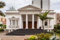 Facade of the Palace of Marriages in Central Maputo, Capital City of Mozambique.