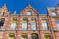 Front facade of the red cross building in Den Bosch Royalty Free Stock Photo