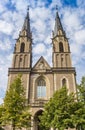 Front facade of the Stiftskirche church in Bonn