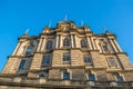 Front facade view at the Museum on the Mound building, a classical building on Edinburgh downtown Royalty Free Stock Photo