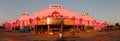 Front face of katihar railway station towards platform number one. Empty railway station during corona pandemic COVID 19