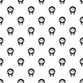 Front face sheep pattern seamless vector