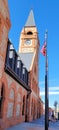 Front FaÃÂ§ade of Historic Railroad Train Depot Royalty Free Stock Photo