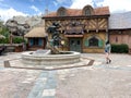 The front of Gaston`s Tavern restaurant in Fantasyland in the Magic Kingdom