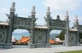 Front gate of a Chinese Buddhist temple