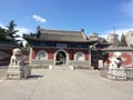 Front Gate of Great Bell Temple in Beijing