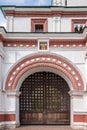 The Front Gate at the Kolomenskoye at summer day Royalty Free Stock Photo