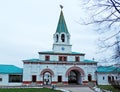 Front gate in Kolomenskoye Royalty Free Stock Photo