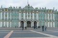 Front gate of the Winter Palace and Hermitage in spb