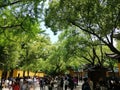 Front gate of the Western Garden Temple at Suzhou City China