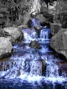 Front of grandiose waterfall Royalty Free Stock Photo