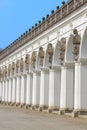 Front of the great colonnade in Kromeriz Royalty Free Stock Photo