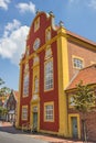 Front of the Gymnasialkirche church in Meppen Royalty Free Stock Photo
