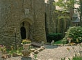 Hammond Castle gate and drawbridge Royalty Free Stock Photo