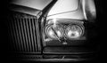 The front headlight of a classic car Royalty Free Stock Photo