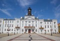 Front of the historic city hall in Plock Royalty Free Stock Photo