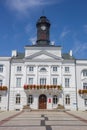 Front of the historic city hall in Plock Royalty Free Stock Photo