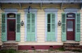 Front of house in New Orleans, Louisiana Royalty Free Stock Photo