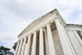 Ionic Pillars at the Jefferson Memorial Royalty Free Stock Photo